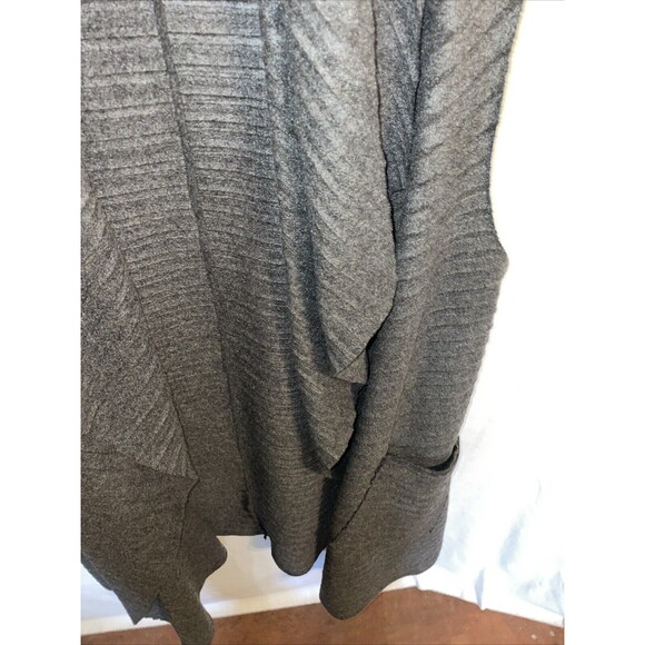 Le Moda Women’s Open Cardigan Size XL Gray Going Out Party Fall Comfort - Picture 7 of 12